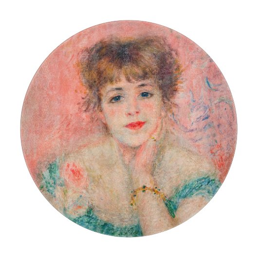 Pierre-Auguste Renoir - Actress Jeanne Samary Snijplank (Voorkant)