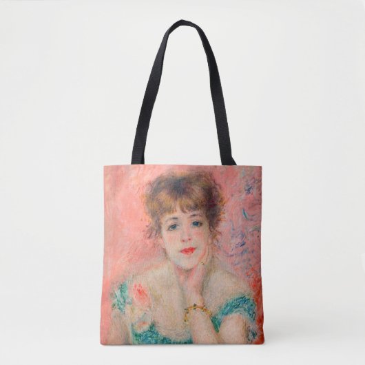 Pierre-Auguste Renoir - Actress Jeanne Samary Tote Bag (Voorkant)