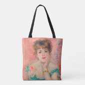 Pierre-Auguste Renoir - Actress Jeanne Samary Tote Bag (Achterkant)