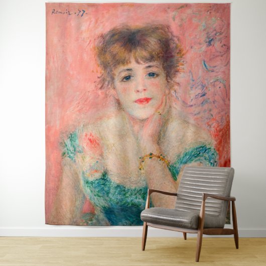 Pierre-Auguste Renoir - Actress Jeanne Samary Wandkleed (In situ)