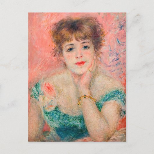 Pierre-Auguste Renoir - Actrice Jeanne Samary Briefkaart (Voorkant)