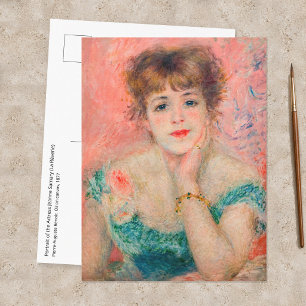 Pierre-Auguste Renoir - Actrice Jeanne Samary Briefkaart