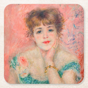 Pierre-Auguste Renoir - Actrice Jeanne Samary Kartonnen Onderzetters