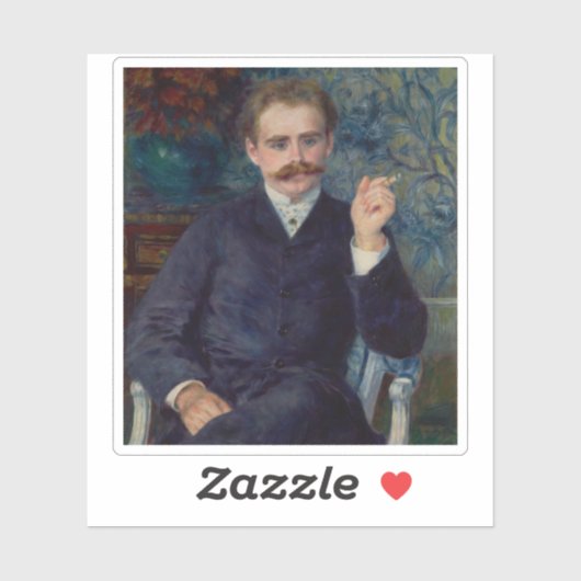 Pierre-Auguste Renoir - Albert Cahen d'Anvers Sticker (Vel)