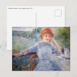 Pierre Auguste Renoir - Alphonsine Fournaise Briefkaart