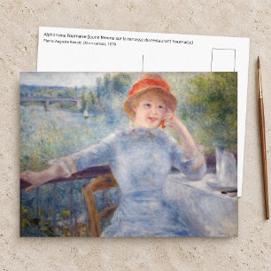 Pierre Auguste Renoir - Alphonsine Fournaise Briefkaart