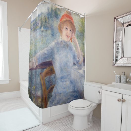 Pierre Auguste Renoir - Alphonsine Fournaise Douchegordijn (In situ)