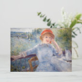 Pierre Auguste Renoir - Alphonsine Fournaise Kaart (Staand voorkant)