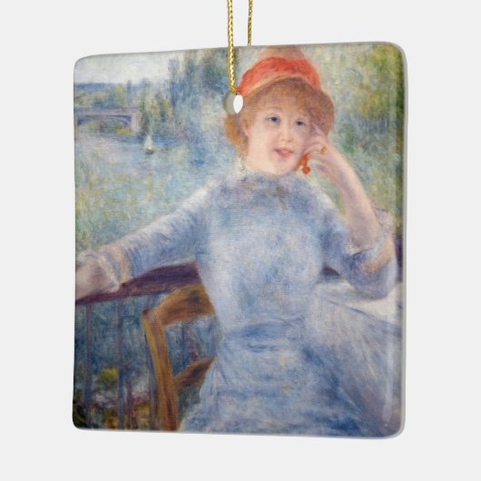 Pierre Auguste Renoir - Alphonsine Fournaise Keramisch Ornament (Links)