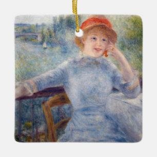 Pierre Auguste Renoir - Alphonsine Fournaise Keramisch Ornament