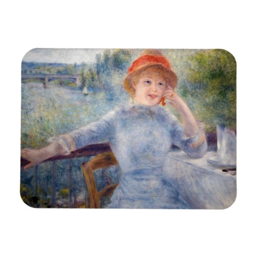 Pierre Auguste Renoir - Alphonsine Fournaise Magneet (Horizontaal)