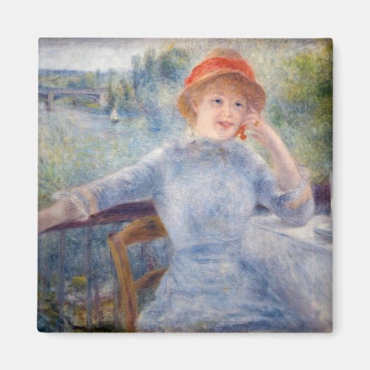 Pierre Auguste Renoir - Alphonsine Fournaise Magneet (Voorkant)