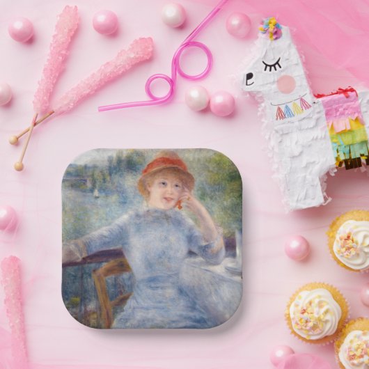Pierre Auguste Renoir - Alphonsine Fournaise Papieren Bordje