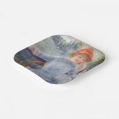 Pierre Auguste Renoir - Alphonsine Fournaise Papieren Bordje (Gebogen)