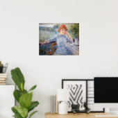 Pierre Auguste Renoir - Alphonsine Fournaise Poster (Thuiskantoor)