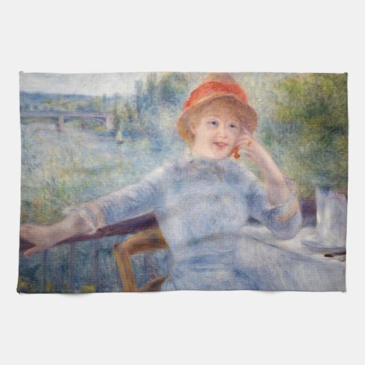 Pierre Auguste Renoir - Alphonsine Fournaise Theedoek (Horizontaal)