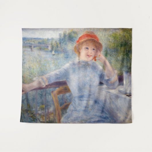 Pierre Auguste Renoir - Alphonsine Fournaise Wandkleed (Voorkant (horizontaal))
