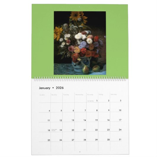Pierre-Auguste Renoir Artwork Kalender (Jan 2026)