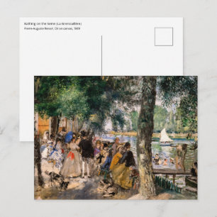 Pierre-Auguste Renoir - Baden aan de Seine Briefkaart