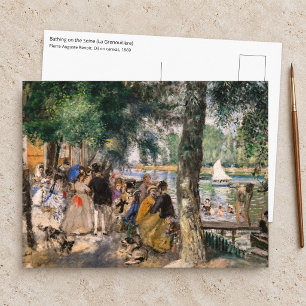 Pierre-Auguste Renoir - Baden aan de Seine Briefkaart