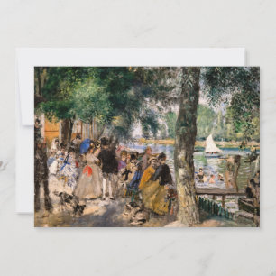 Pierre-Auguste Renoir - Baden aan de Seine Kaart