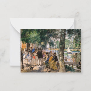 Pierre-Auguste Renoir - Baden aan de Seine Notitiekaartje