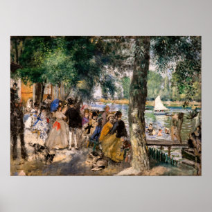 Pierre-Auguste Renoir - Baden in de Seine Poster