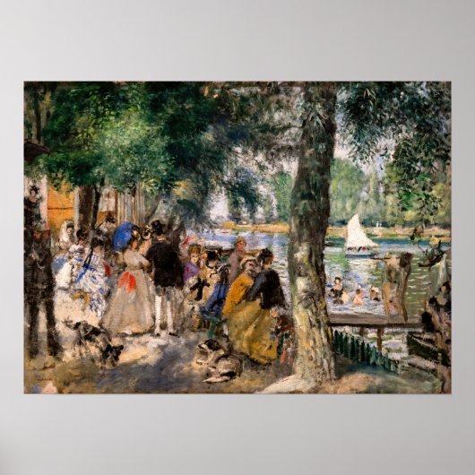 Pierre-Auguste Renoir - Baden in de Seine Poster (Voorkant)