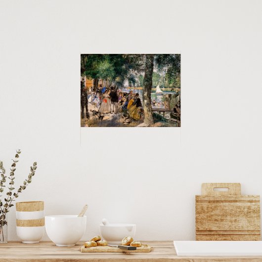 Pierre-Auguste Renoir - Baden in de Seine Poster (Keuken)