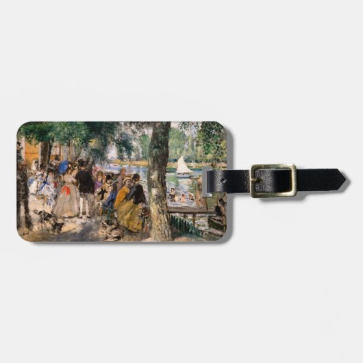 Pierre-Auguste Renoir - Baden op de Seine Bagagelabel (Voorkant horizontaal)