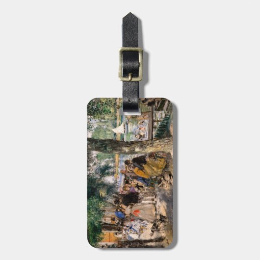 Pierre-Auguste Renoir - Baden op de Seine Bagagelabel (Voorkant verticaal)