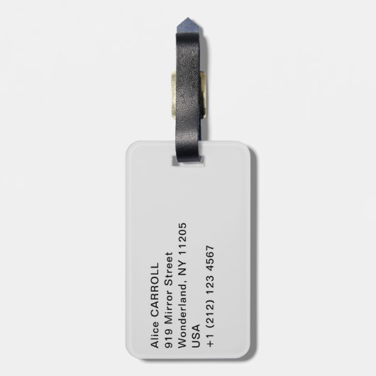 Pierre-Auguste Renoir - Baden op de Seine Bagagelabel (Achterkant verticaal)