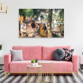 Pierre-Auguste Renoir - Baden op de Seine Canvas Afdruk (Insitu (Woonkamer))