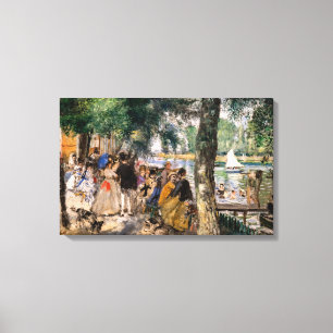 Pierre-Auguste Renoir - Baden op de Seine Canvas Afdruk