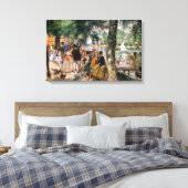 Pierre-Auguste Renoir - Baden op de Seine Canvas Afdruk (Insitu (Slaapkamer))