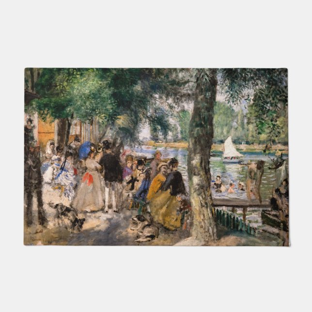 Pierre-Auguste Renoir - Baden op de Seine Deurmat (Voorkant)