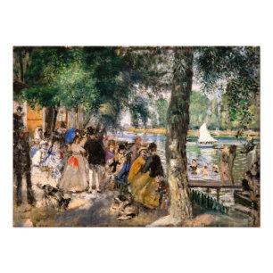 Pierre-Auguste Renoir - Baden op de Seine Foto Afdruk