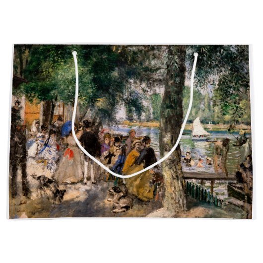Pierre-Auguste Renoir - Baden op de Seine Groot Cadeauzakje (Voorkant)