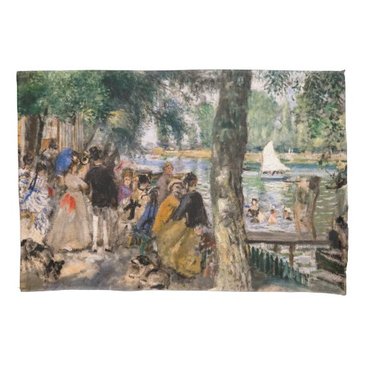 Pierre-Auguste Renoir - Baden op de Seine Kussensloop (Voorkant)