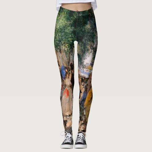 Pierre-Auguste Renoir - Baden op de Seine Leggings (Voorkant)