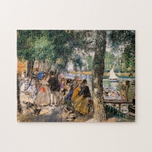 Pierre-Auguste Renoir - Baden op de Seine Legpuzzel (Horizontaal)