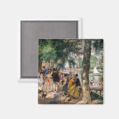Pierre-Auguste Renoir - Baden op de Seine Magneet (Voorkant / Achterkant)