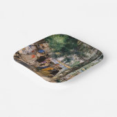 Pierre-Auguste Renoir - Baden op de Seine Papieren Bordje (Gebogen)