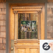 Pierre-Auguste Renoir - Baden op de Seine Raamsticker (Huis Deur)