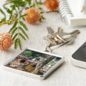 Pierre-Auguste Renoir - Baden op de Seine Sleutelhanger (Zijkant)