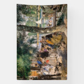 Pierre-Auguste Renoir - Baden op de Seine Spandoek (Verticaal)