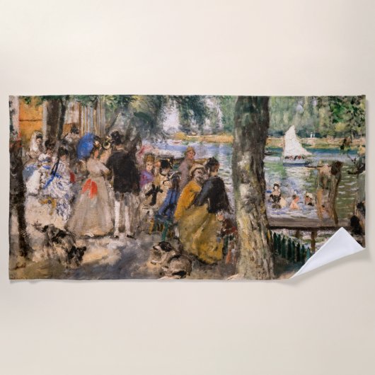 Pierre-Auguste Renoir - Baden op de Seine Strandlaken (Voorkant)