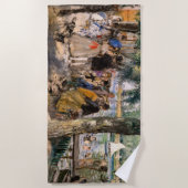 Pierre-Auguste Renoir - Baden op de Seine Strandlaken (Voorkant)