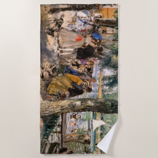 Pierre-Auguste Renoir - Baden op de Seine Strandlaken (Voorkant)