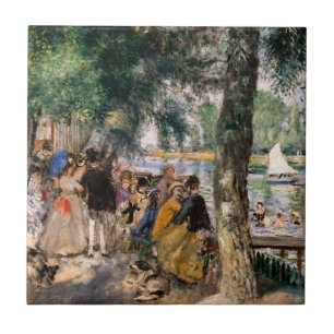 Pierre-Auguste Renoir - Baden op de Seine Tegeltje